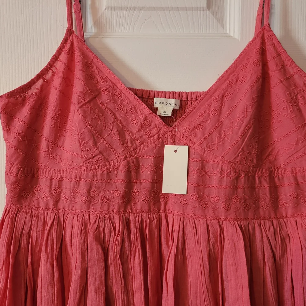 Aeropostale Pink Embroidered Dress